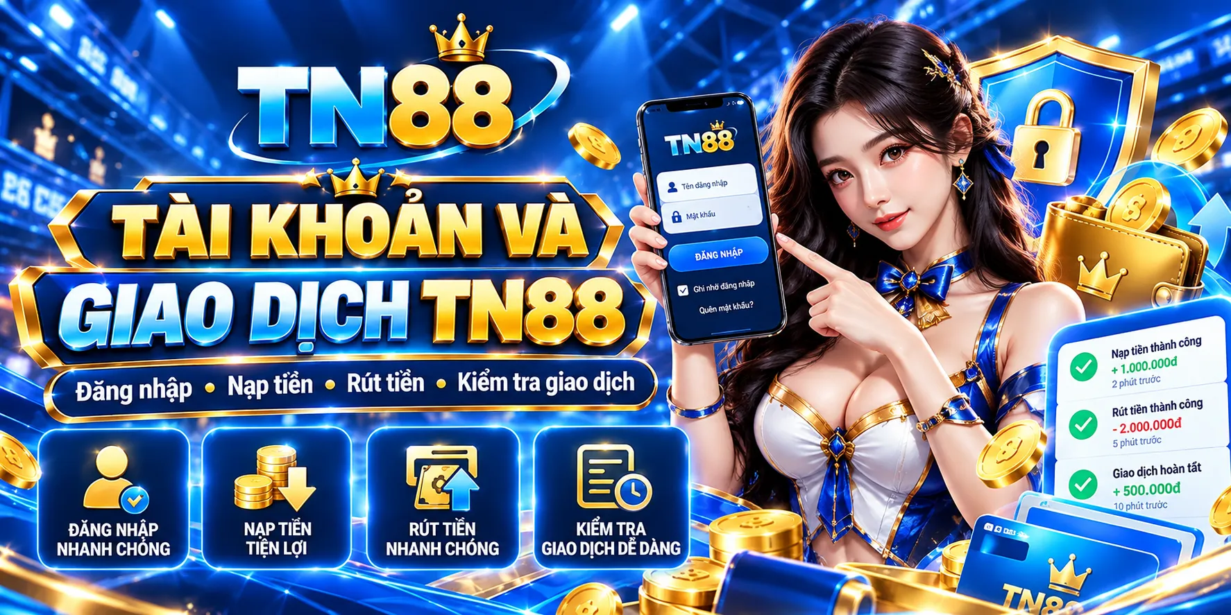 TN88 ✔ Trang Chủ TN88.COM Đăng Nhập/Đăng Ký Tháng 11/2026 12 Hướng dẫn sử dụng tài khoản và kiểm tra giao dịch TN88